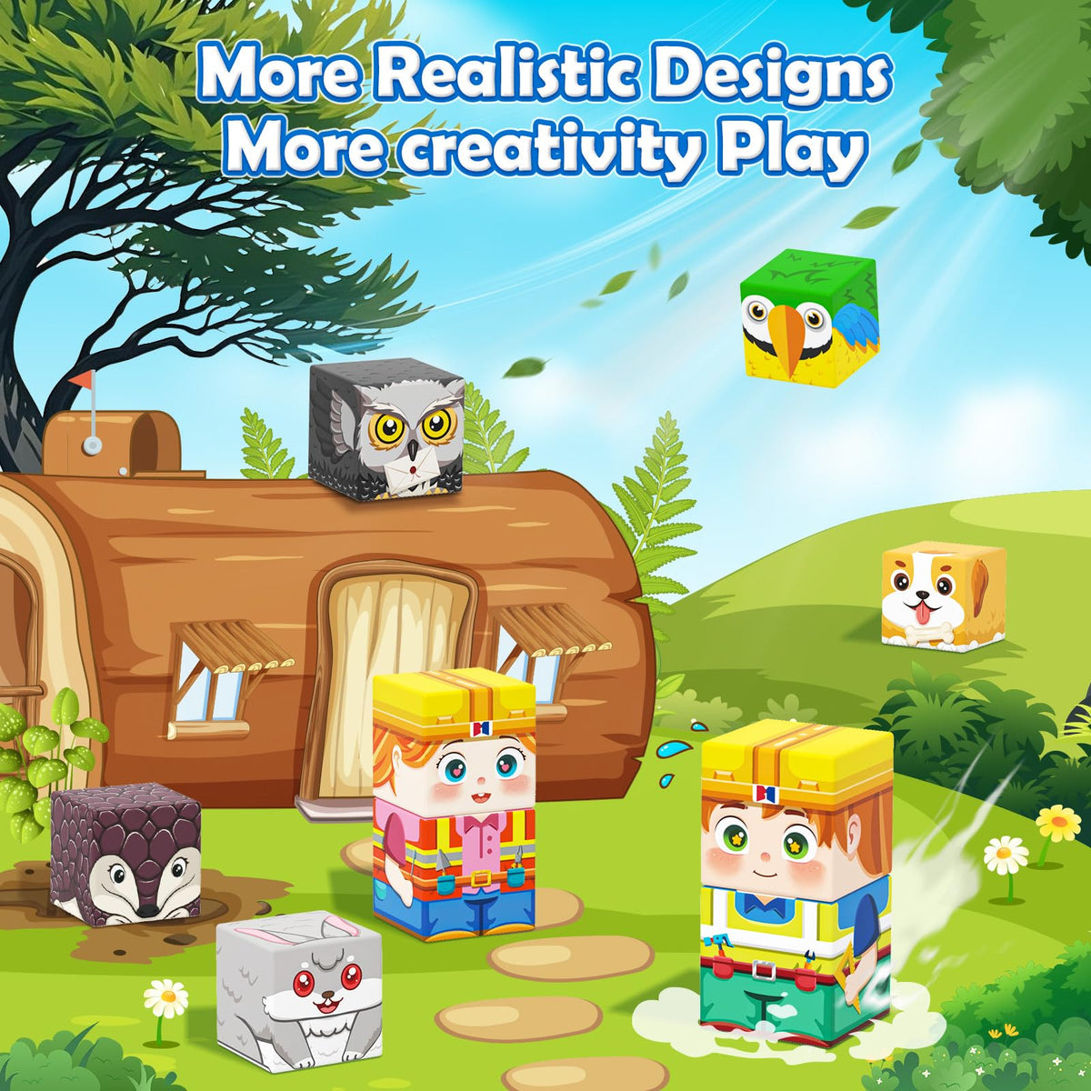 Matchtiles sealed-edge blocks designed for safe, durable daily play