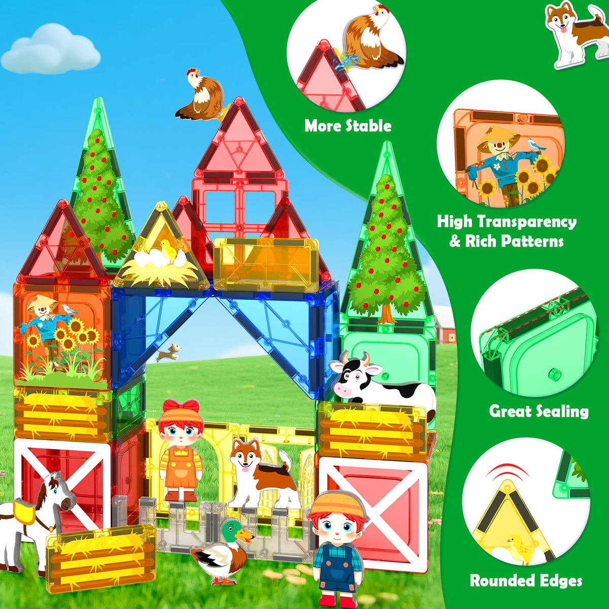 Matchtiles magnets ensure universal compatibility for seamless expansion across brands.