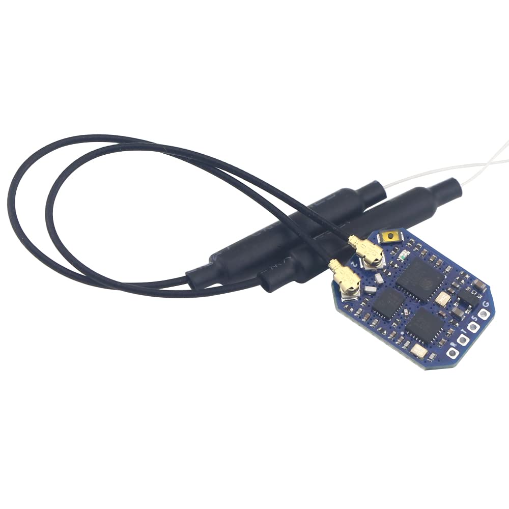 Telemetry power range on the MATEK ELRS-R24-D receiver from 22.5 to 23 dBm.