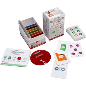 Math for Love Arrays visualization with 1x1 to 10x10 grids to build number sense