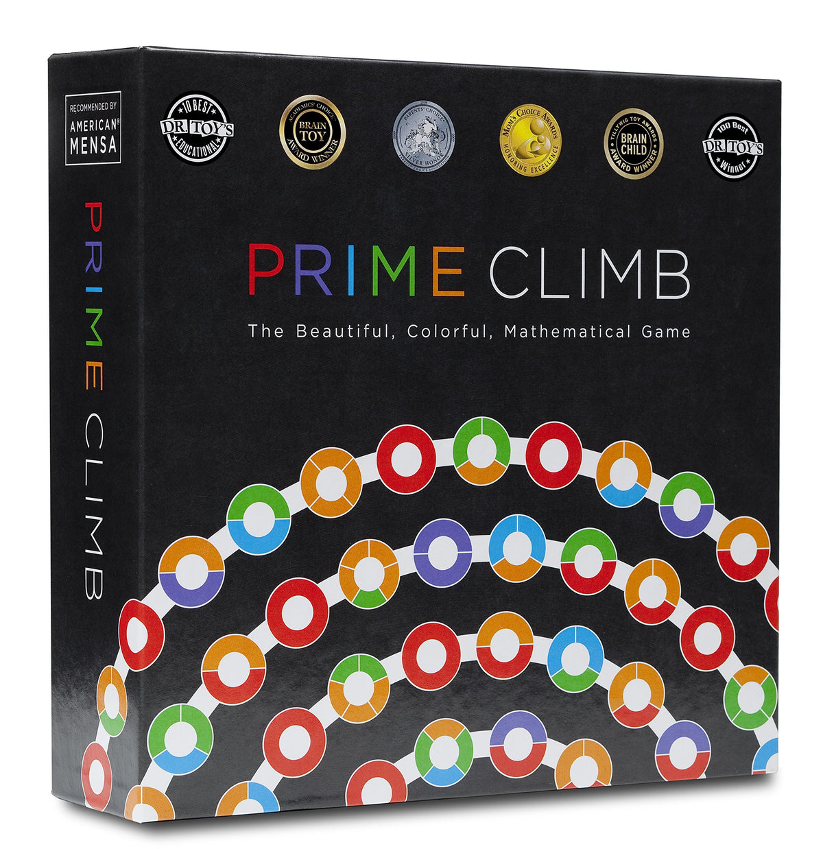 Math for Love Prime Climb board with color tiles for strategic math practice.