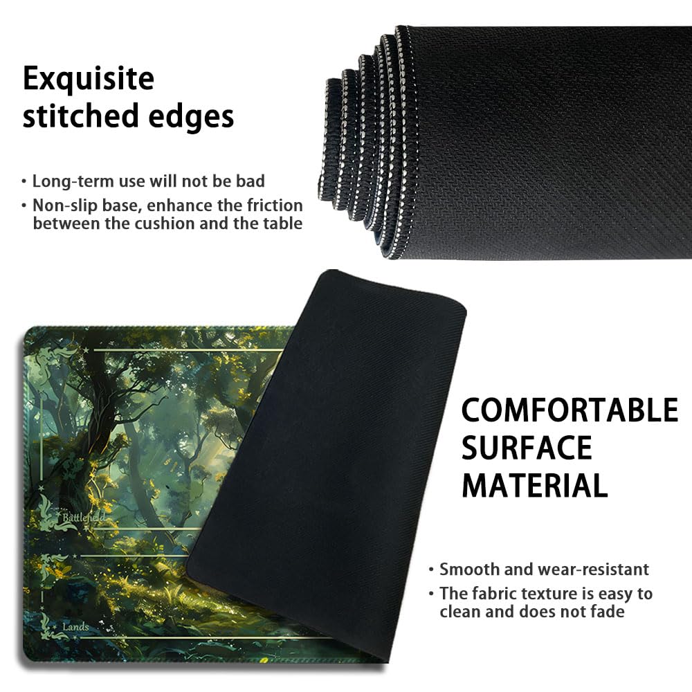 MATPYOS 23-6x13-8-inch size offers ample room for decks and tokens.