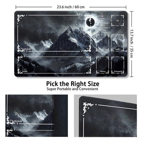MATPYOS MTG playmat with locking edges to keep cards secure during turns