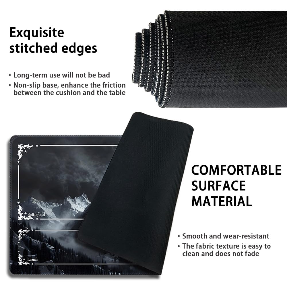 MATPYOS playmat with non-slip backing remains stable during fast plays