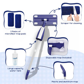 Matscover disposable mop pads for quick, mess-prone areas.