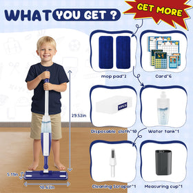 Matscover washable mop pads reduce waste and simplify cleanup.
