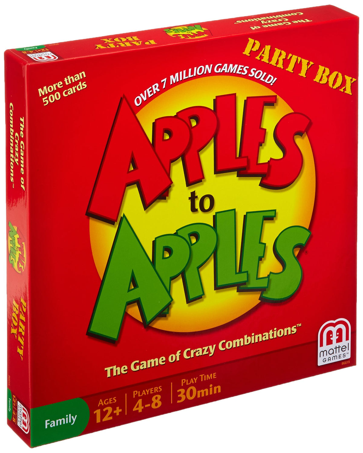 Mattel Apples to Apples Things deck for quick, humorous party prompts