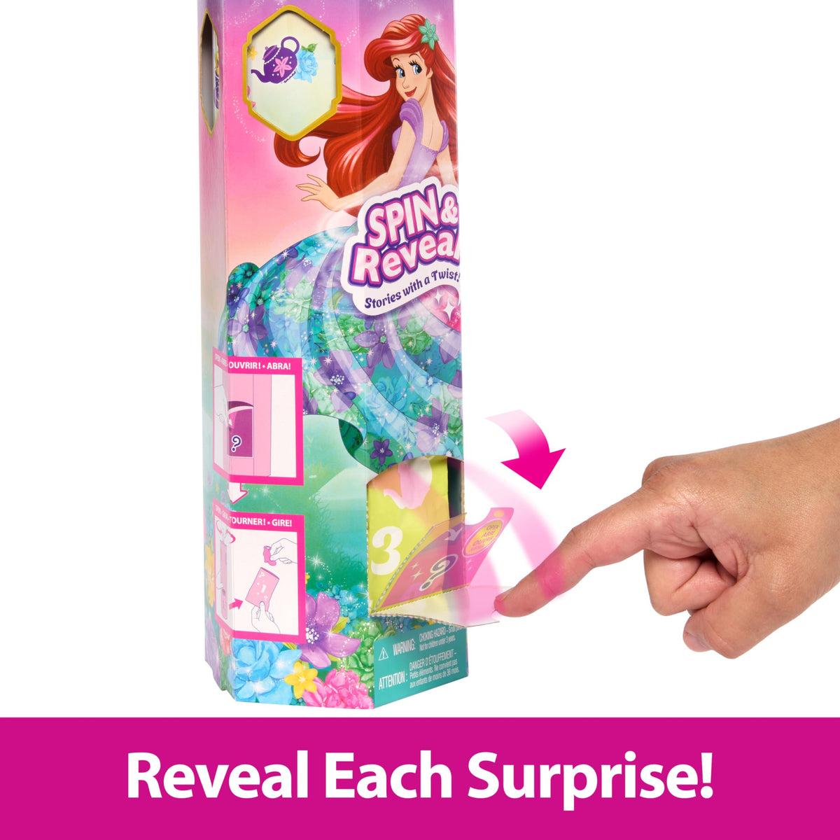 Mattel Ariel floral dress reveal enhances fashion play and storytelling.