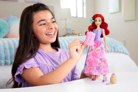 Mattel Ariel garden play scene encourages imaginative adventures with friends.