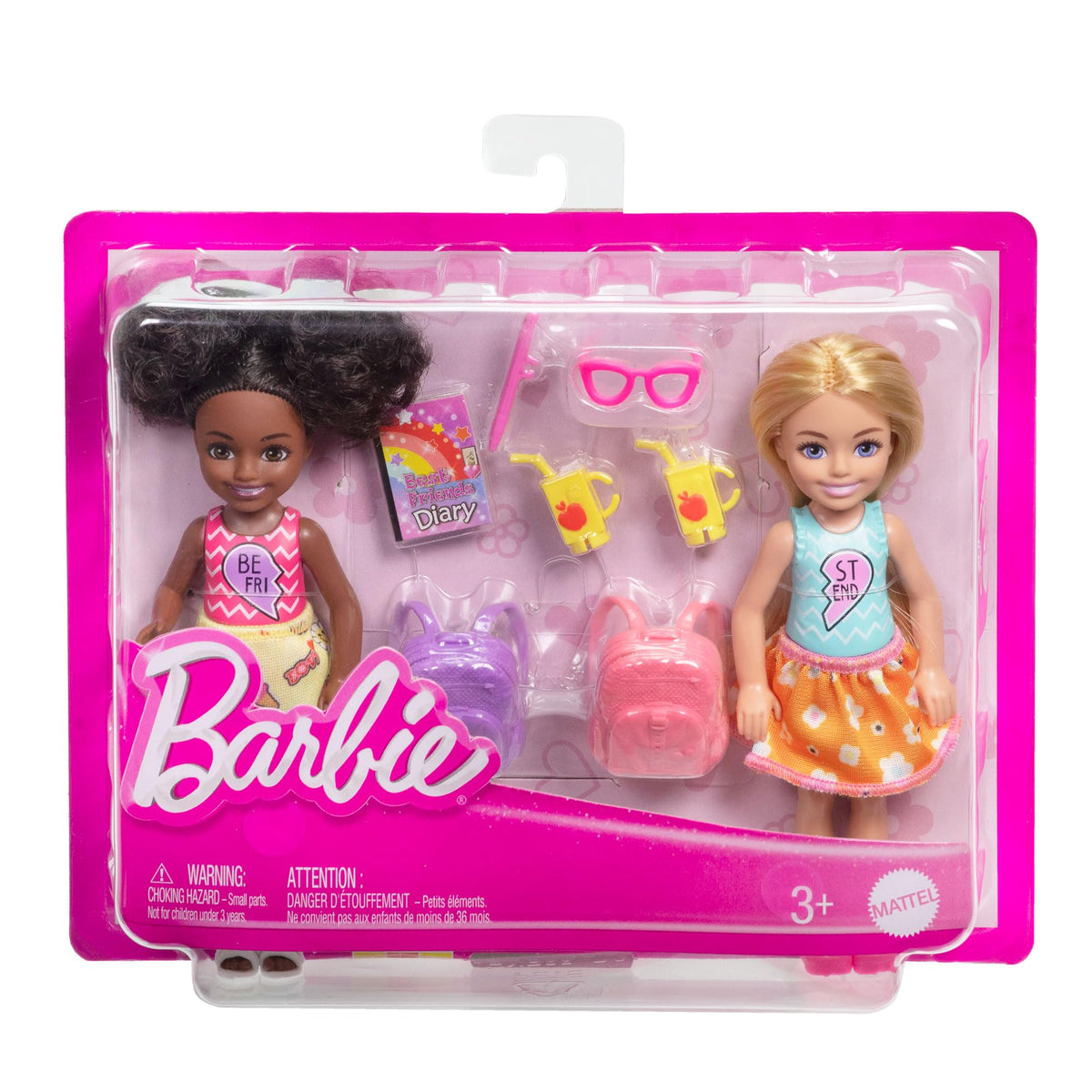 Mattel Barbie Chelsea Play Together Pack: gift-ready box invites unboxing excitement