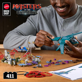 Mattel Brick Shop Fright Fighter wings enable authentic flight poses and dynamic scenes