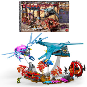 Mattel Brick Shop Eternia Roton hovercraft for dramatic display and action-ready diorama