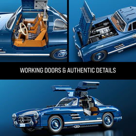 Mattel Brick Shop display case and signature plate elevate showcase quality.