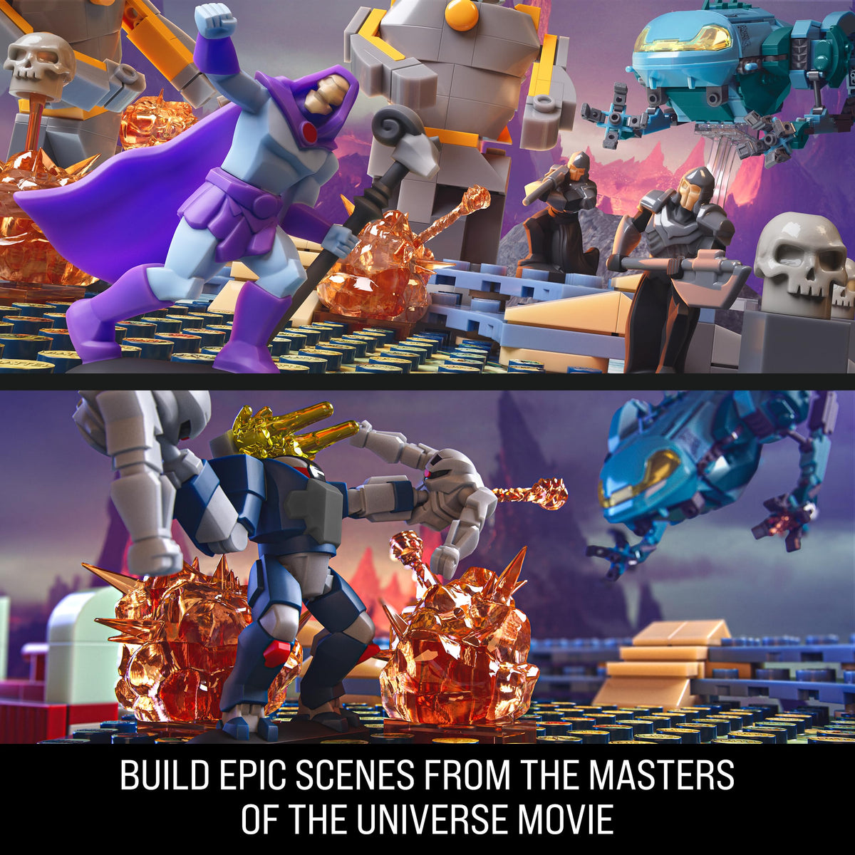 Mattel Brick Shop authentic movie details for accurate recreations.