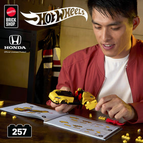 Mattel Brick Shop S2000 custom decals enhance personalization and realism.