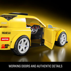 Mattel Brick Shop S2000 opening doors and spoiler add authentic detail.