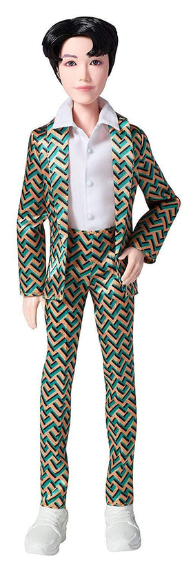 Mattel BTS J-Hope fashion doll in idol suit for collectors and display