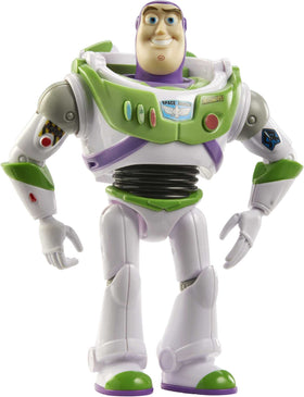 Mattel Buzz Lightyear spacesuit 7-inch figure, ready for dynamic poses and imaginative play.