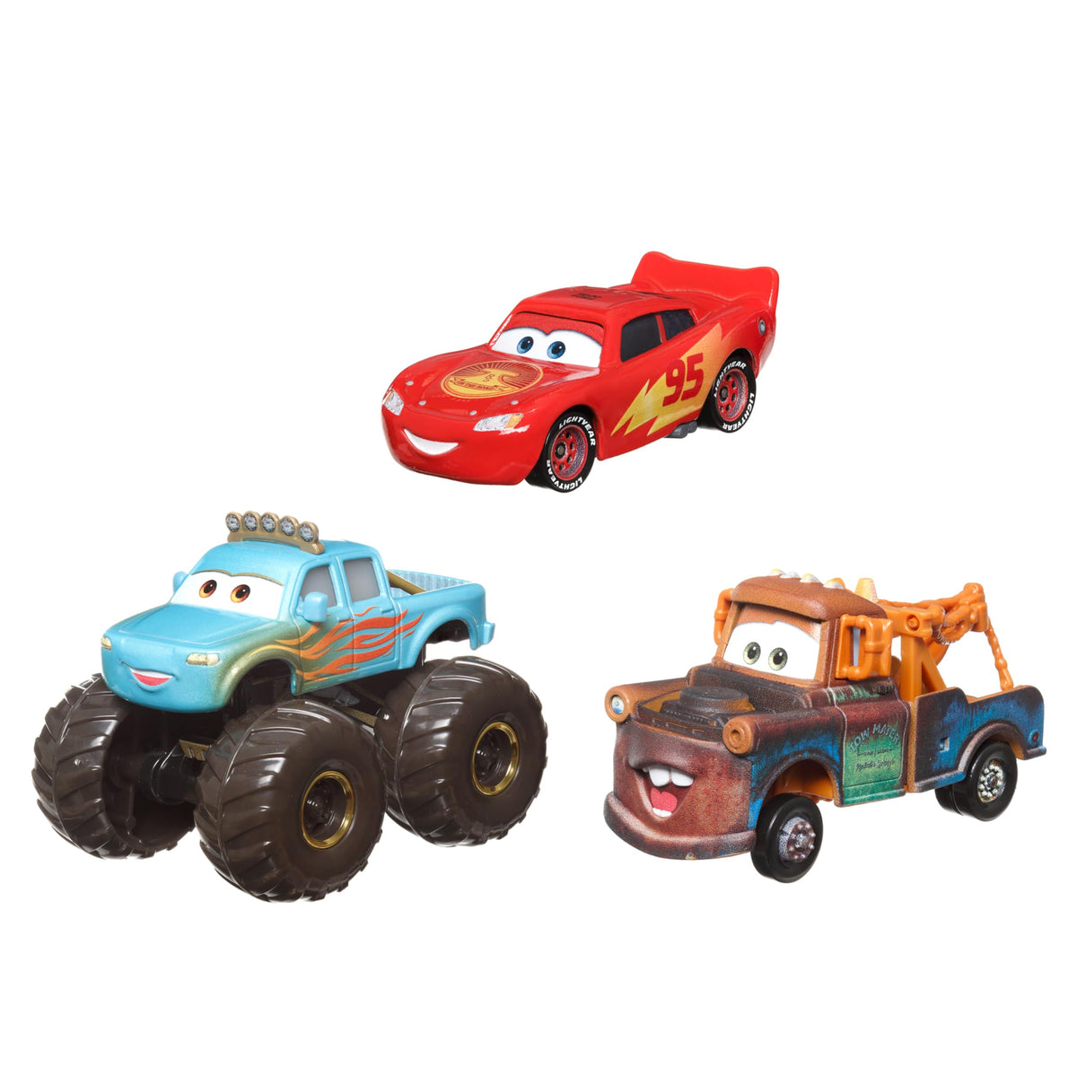 Mattel Cars Mini Racers Lightning McQueen Road Trip for imaginative play and display.