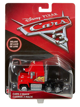 Mattel Disney Cars Deluxe Mack color and detail emphasize true-to-movie look.