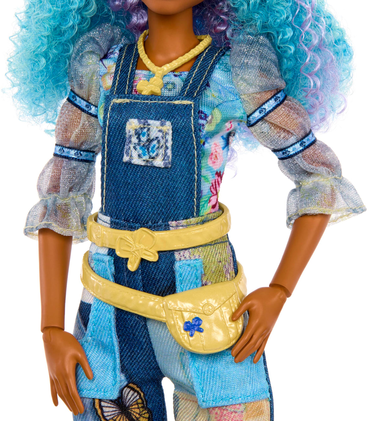 Ella's curly hair enhances her character look for display and play