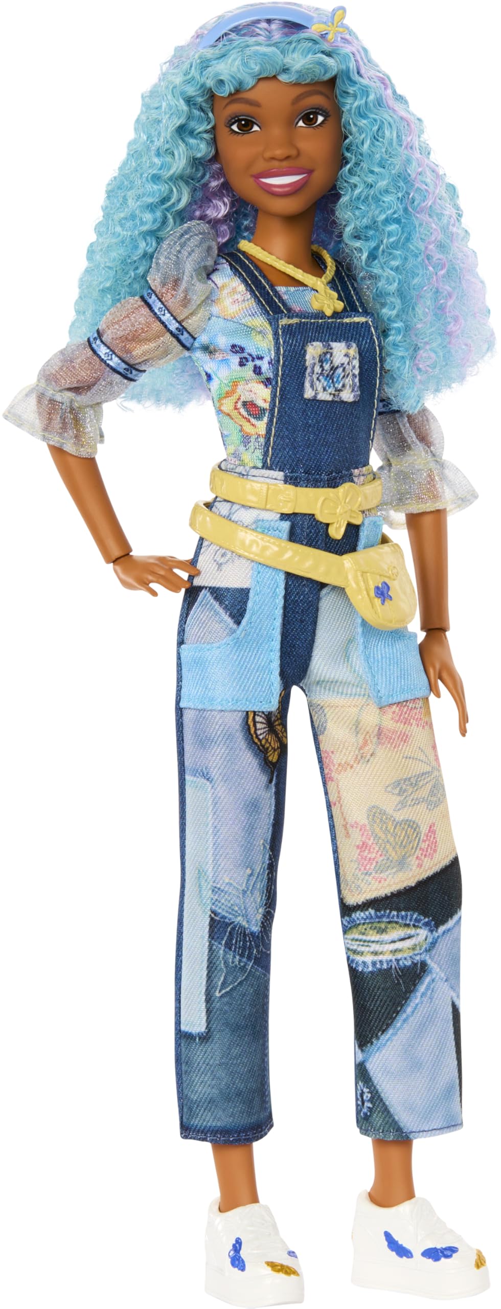 Mattel Ella doll in patched overalls, ideal for imaginative play