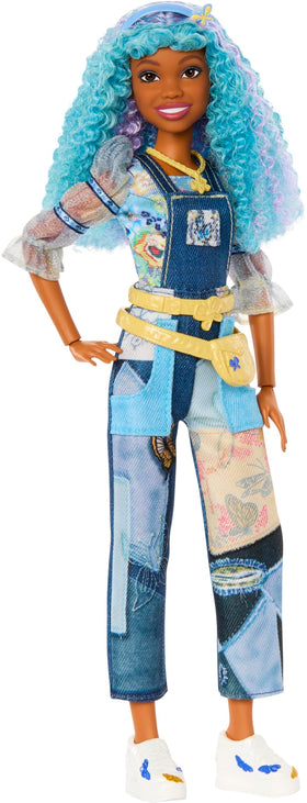 Mattel Ella doll in patched overalls, ideal for imaginative play