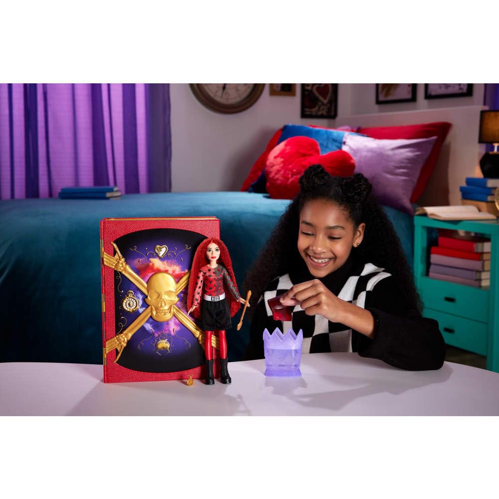 Mattel Disney Descendants Rise of Red princess Chloe Charming doll appears.