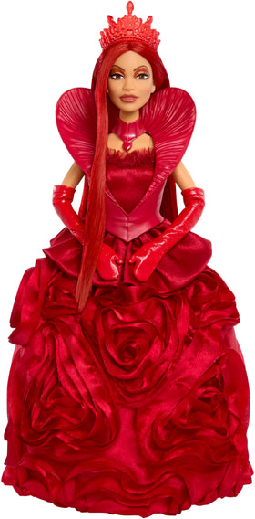 Mattel Queen of Hearts doll stand supports stable posing and lasting display