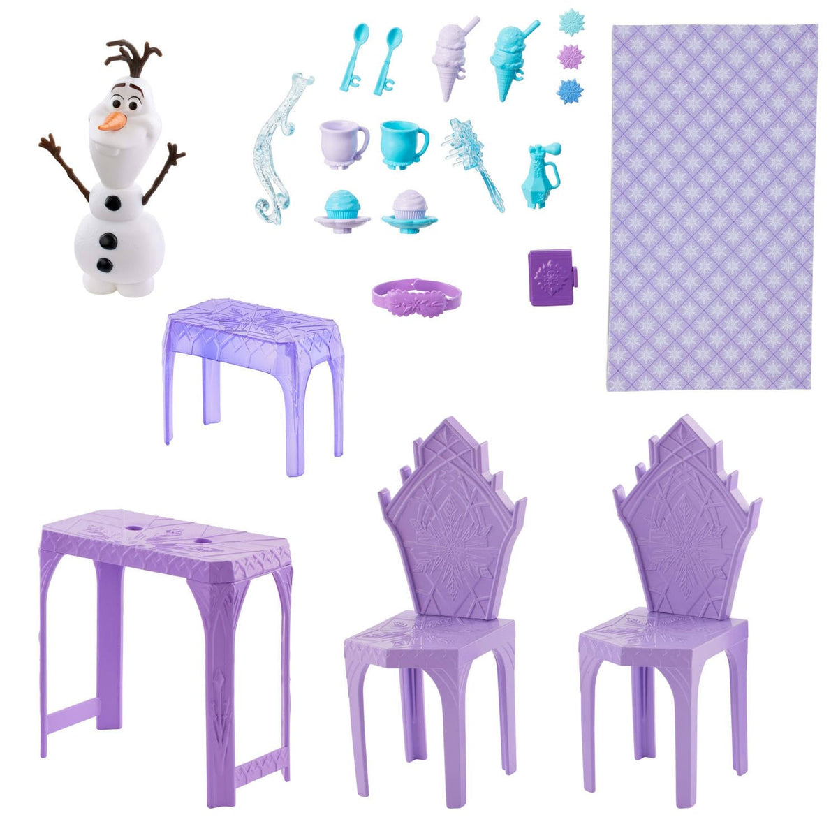 Mattel Disney Frozen accessories and furniture enhance scenes with cozy, authentic details