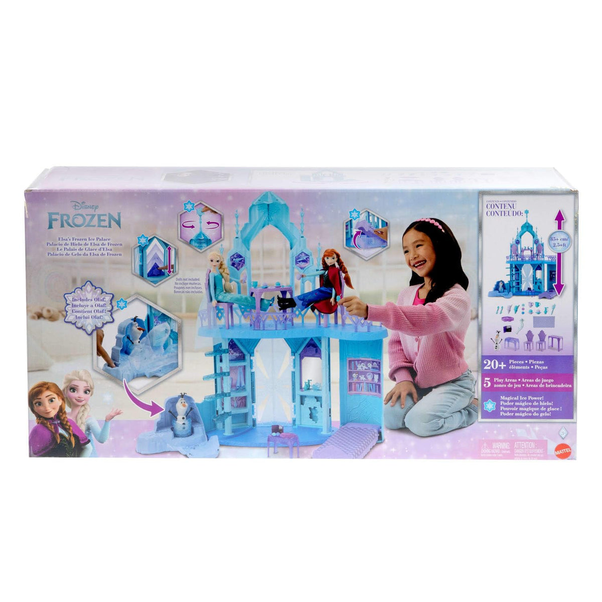 Mattel Disney Frozen balcony play area invites Arendelle-inspired imaginative moments
