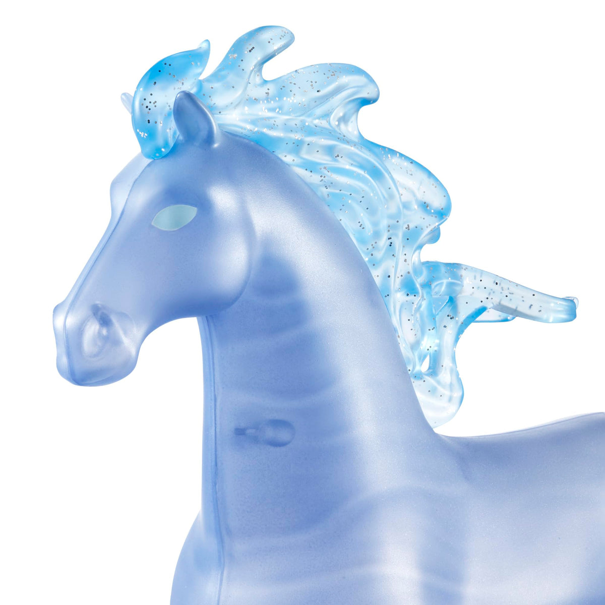 Elsa's long blonde hair is brushable for styling fun and storytelling