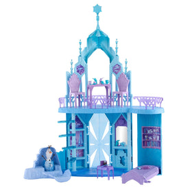 Mattel Disney Frozen Elsa Ice Palace overview showcases grand castle for imaginative play
