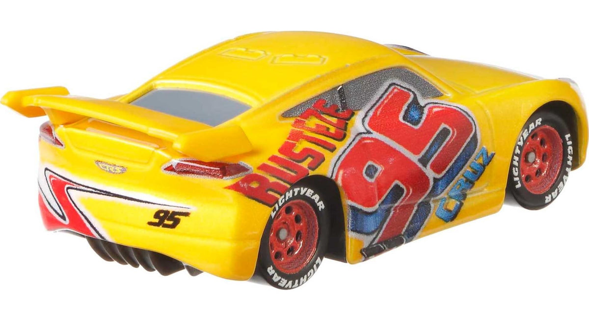 Mattel Cruz Ramirez die-cast offers collector-friendly pose and display options.