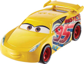Mattel Cruz Ramirez push-around toy ideal for on-the-go imaginative races.