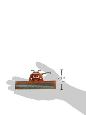 Mattel Disney Pixar Cars Deluxe Frank Pinkerton wheels image highlighting oversized scale for imaginative battles.