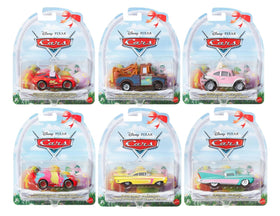 Mattel Disney Pixar Cars Easter Lightning McQueen diecast for display and play.