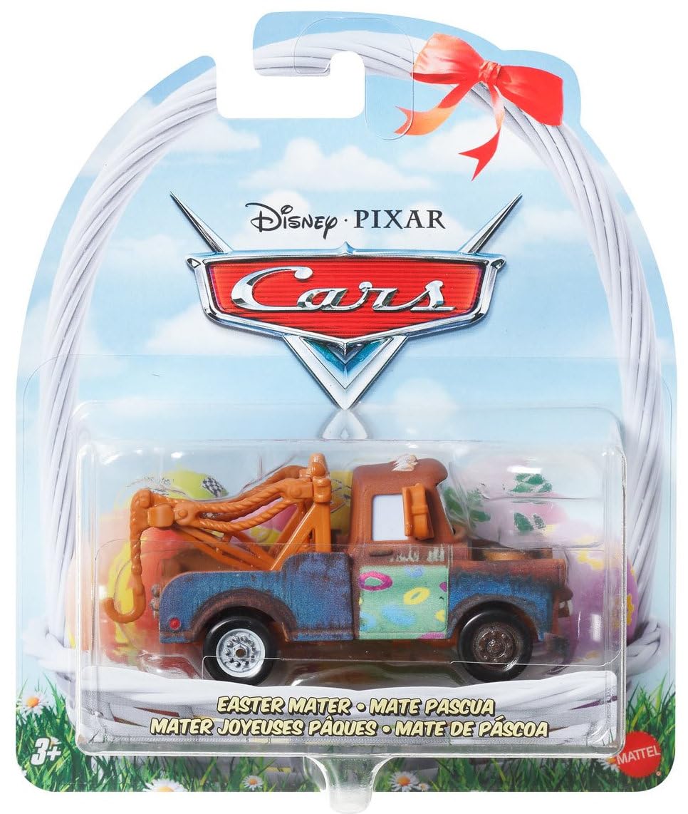 Play-ready Easter Cars diecast for quick racing on any surface.