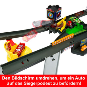 Interactive play with wind-up power fuels imaginative races.