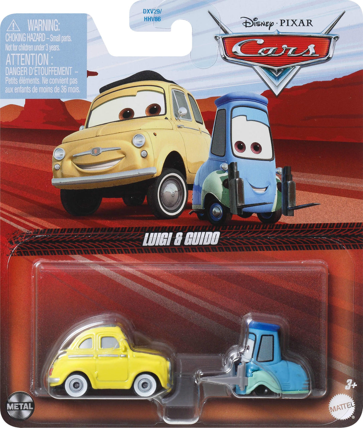 Mattel Disney Pixar Cars movie-inspired designs for dynamic display and storytelling.
