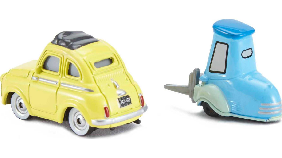 Mattel Disney Pixar Cars push-around play ideal for hands-on racing fun.