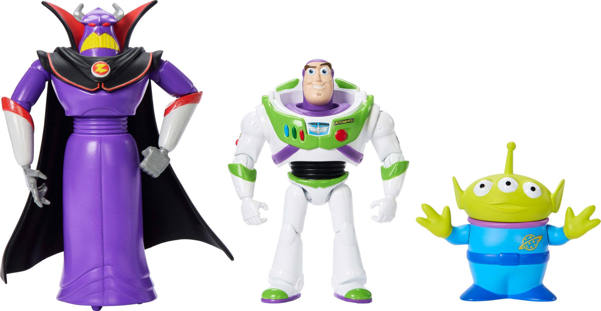 Mattel Buzz Lightyear figure with eight joints for dynamic posing and action