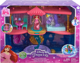 Mattel Ariel seashell swing and pool area for active play.