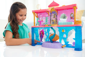 Mattel Ariel underwater level with pool and splash feature.