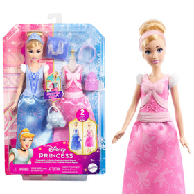Mattel Cinderella doll ball look for magical play and storytelling