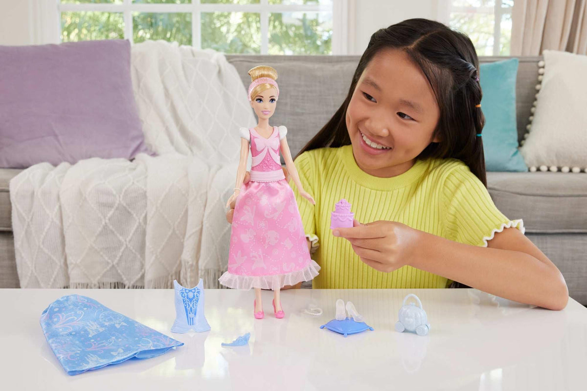 Mattel Cinderella doll birthday look sparks festive dress up