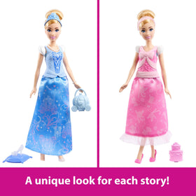 Mattel Cinderella doll brushable hair and tiara for styling play