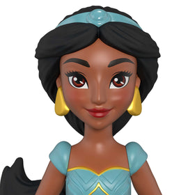 Mattel Jasmine doll perched on Rajah enables interactive scene-building.
