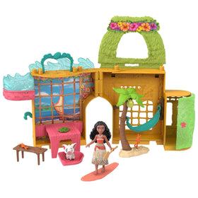 Mattel Moana Storytime Stackers doll house open play area for imaginative scenes