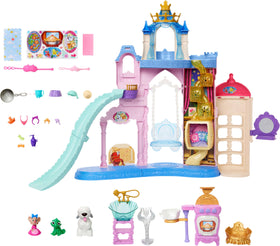 Mattel Disney Princess Pet Palace furniture and accessories image with 20+ pieces
